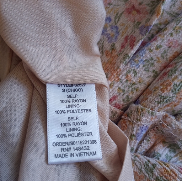 Be Cool Y2K Sunflower Daisy Floral Tiered Smocked Waist Feminine Girly Sundress - Picture 7 of 7